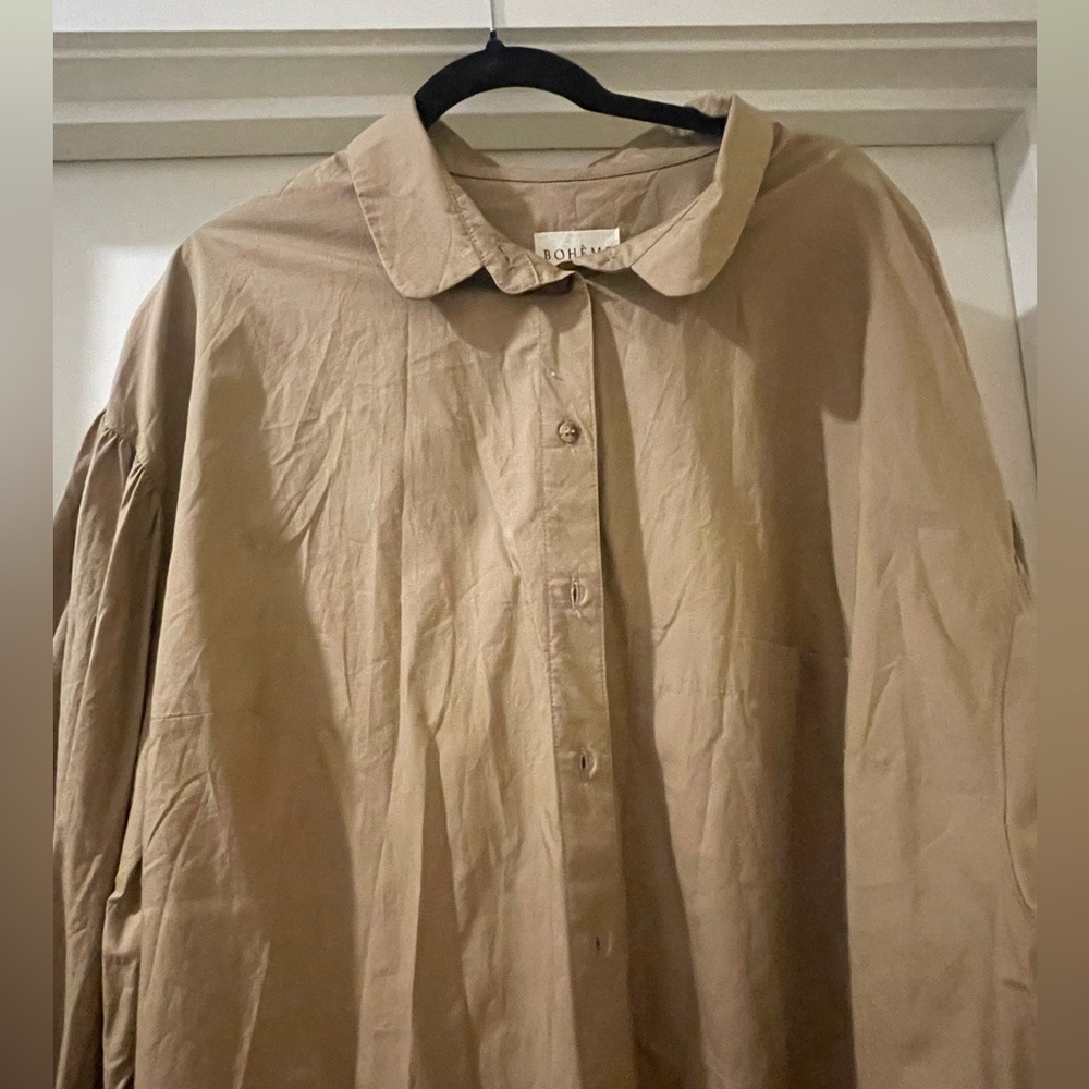BOHEME Cotton Shirt Dress - Picture 7 of 8